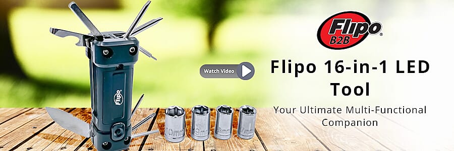 Flipo 16-in-1 LED Tool Banner