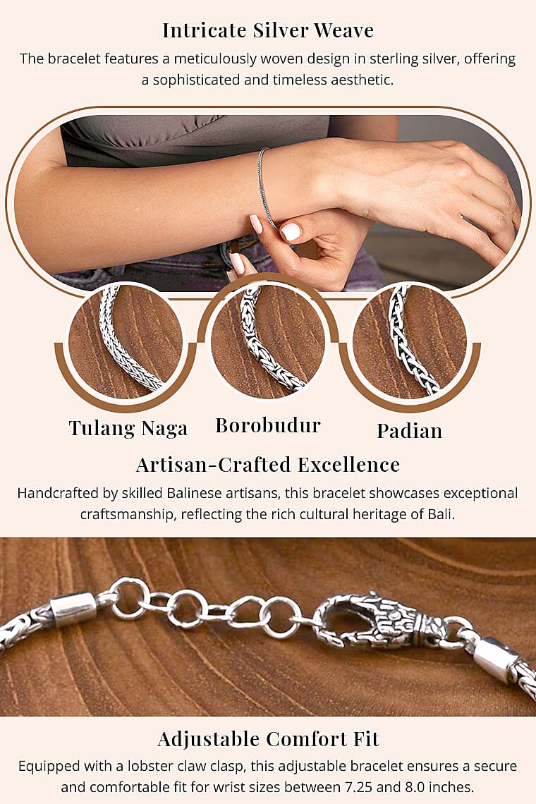 Bali Legacy Tulang Naga Bracelet in Sterling Silver Banner