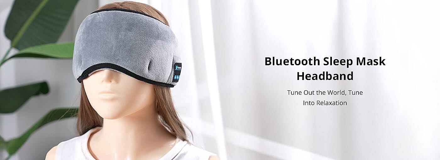 Bluetooth Sleep Mask Headband Banner