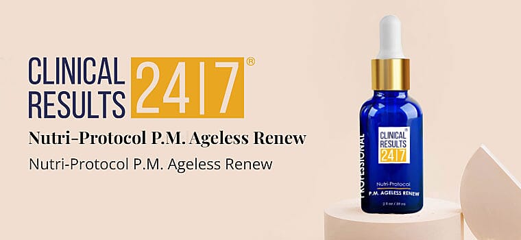 Clinical Results Nutri-Protocol P.M. Ageless Renew Banner