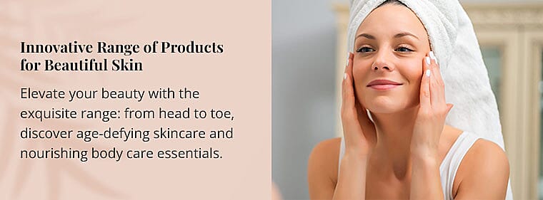 Innovative Range of Products for Beautiful Skin Banner