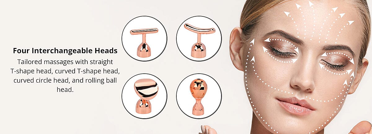 Four Interchangeable Heads Banner