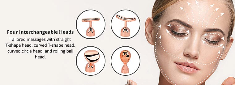 Four Interchangeable Heads Banner