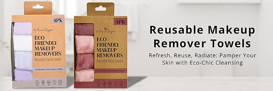 Reusable Makeup Remover Towels Banner