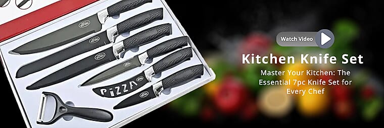 Kitchen Knife Set Banner