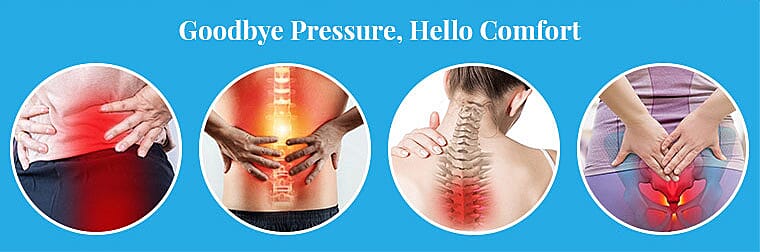 Goodbye Pressure, Hello Comfort Banner