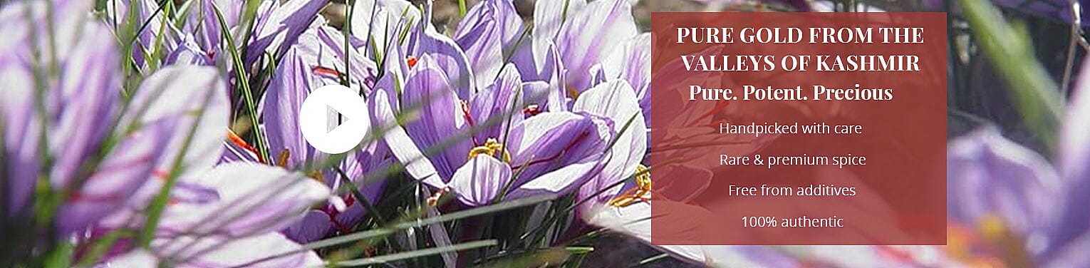 Pure Gold from the Valleys of Kashmir Banner