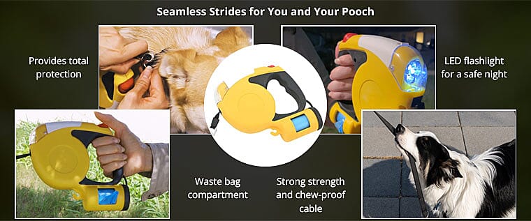 Auto-retractable for adjustable length Banner
