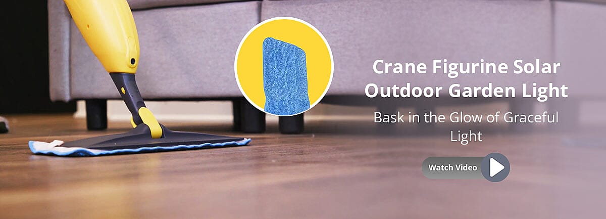 Spray Cleaning Mop with 2 Washable Pads Banner