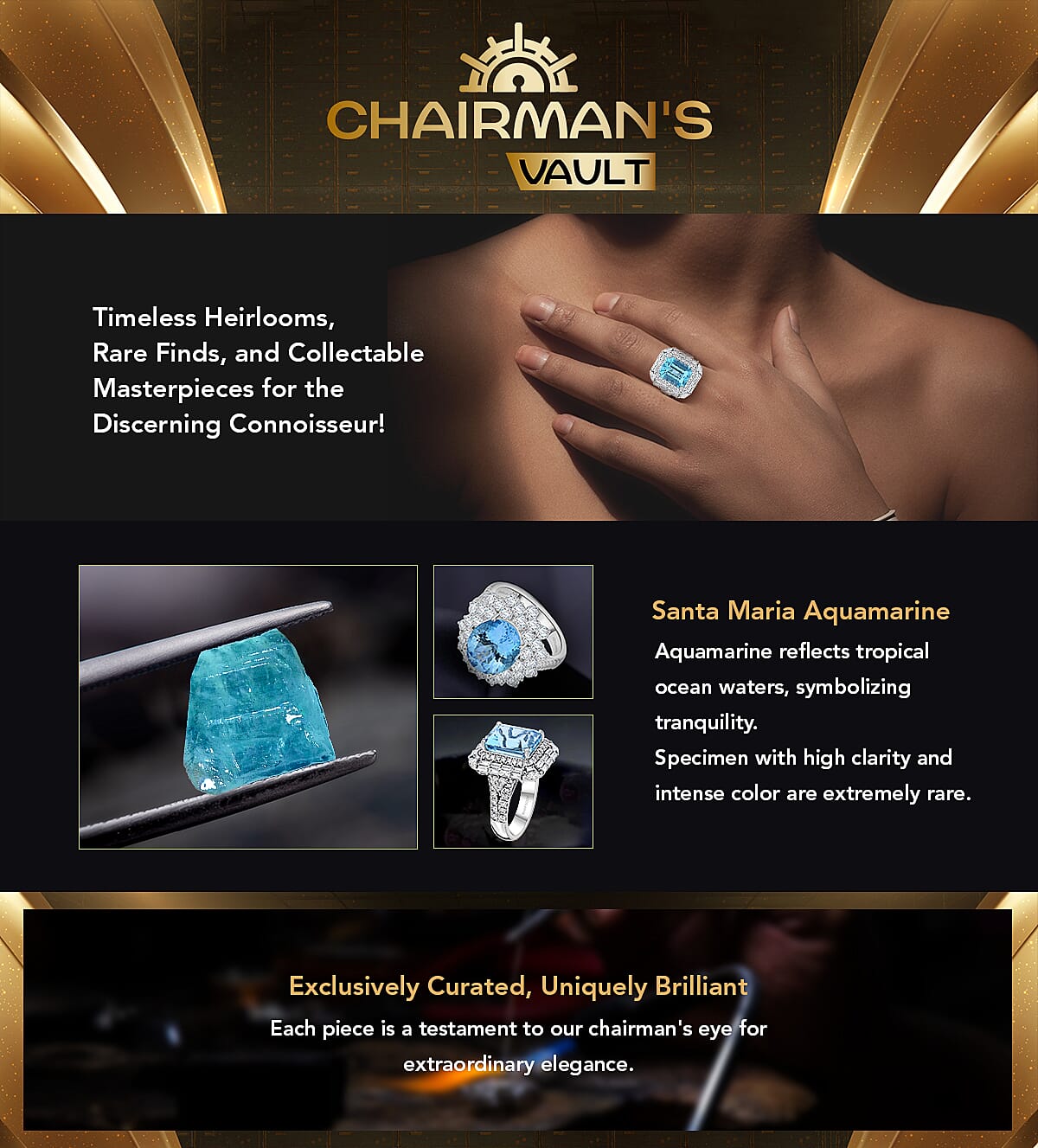 Chairman’s Vault Aquamarine Banner