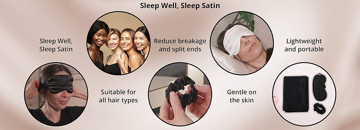 Premium satin for luxurious comfort Banner