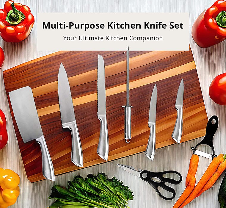 Multi-Purpose Kitchen Knife Set Banner