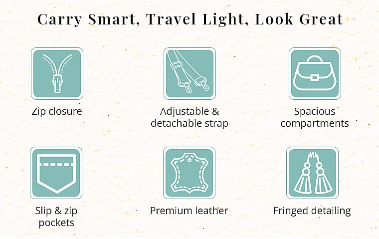 Carry Smart, Travel Light, Look Great Banner