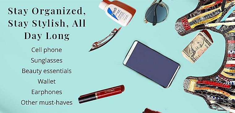 Stay Organized, Stay Stylish, All Day Long Banner