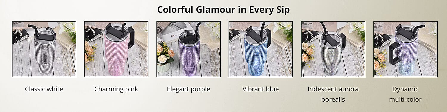 Rhinestone studded design Banner