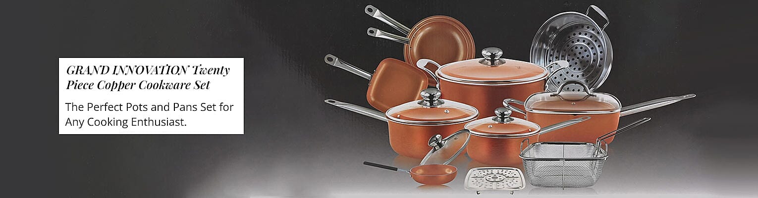 SIMPLE & Co Eleven Piece Blue Sapphire Cookware Set Banner