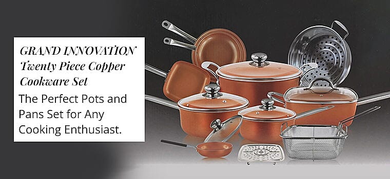 SIMPLE & Co Eleven Piece Blue Sapphire Cookware Set Banner