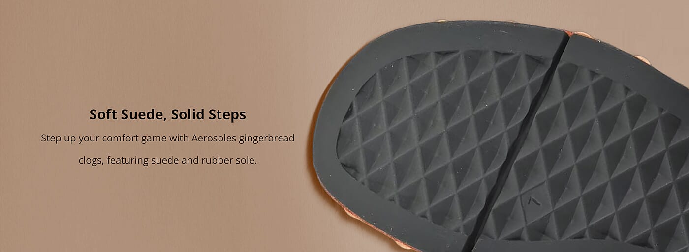 Soft Suede, Solid Steps Banner