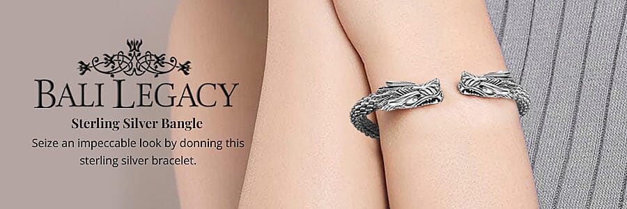 Sterling Silver Bangle Banner