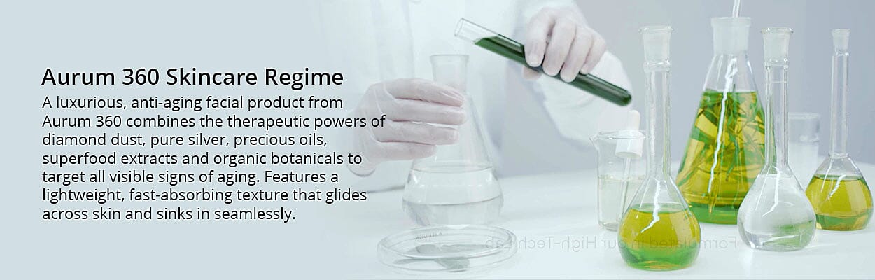 Aurum 360 Skincare Regime Banner