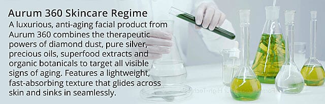 Aurum 360 Skincare Regime Banner