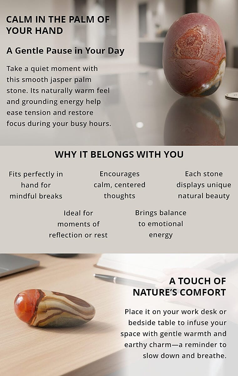 Jasper Palm Stone -S 196.5ctw Banner