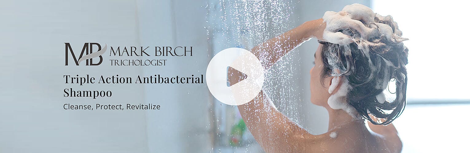 Triple Action Antibacterial Shampoo Banner
