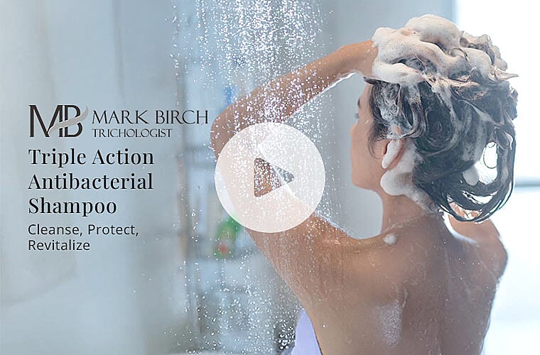 Triple Action Antibacterial Shampoo Banner