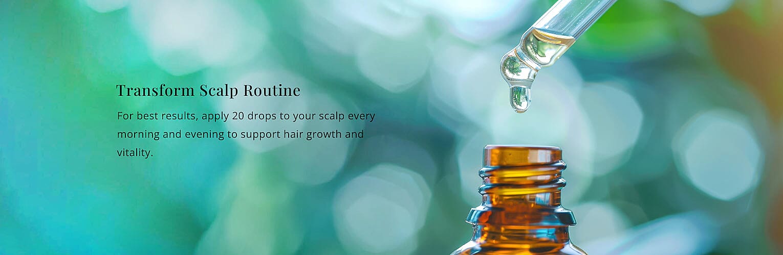 Transform Scalp Routine Banner
