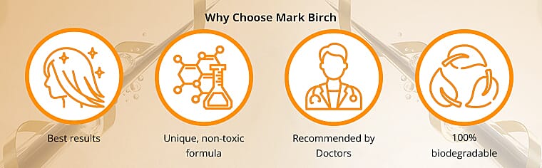 Promotes natural, healthy hair growth Banner