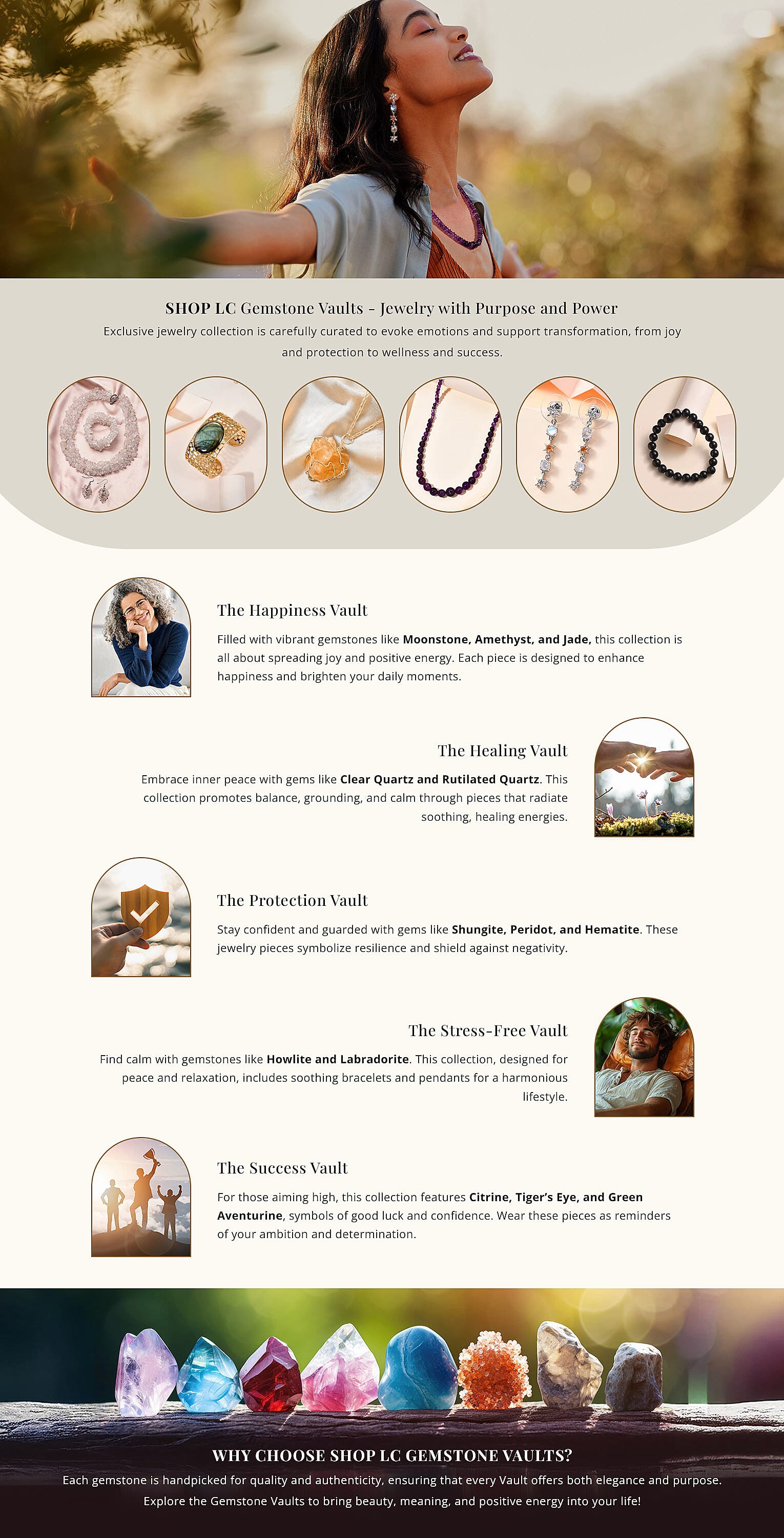 Gemstone Vaults Banner