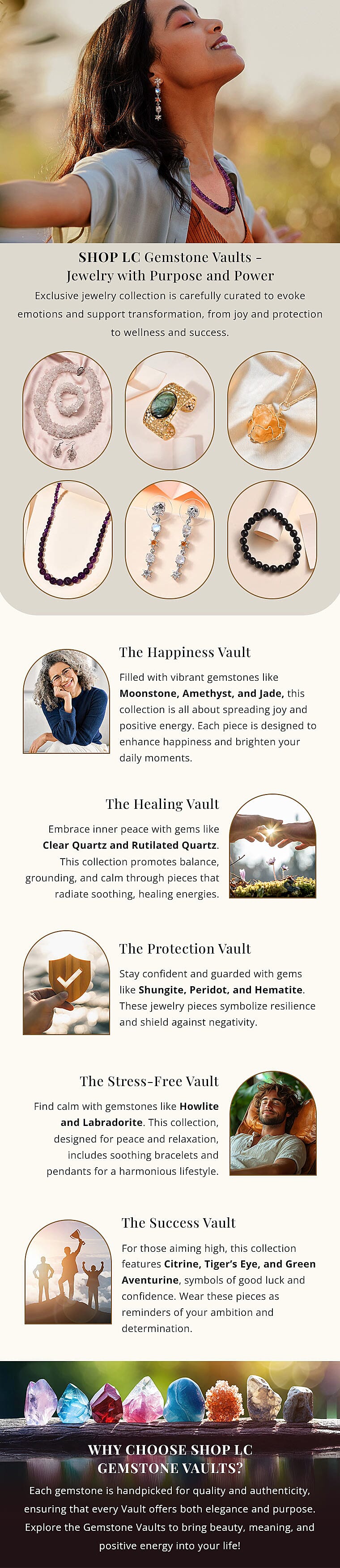 Gemstone Vaults Banner