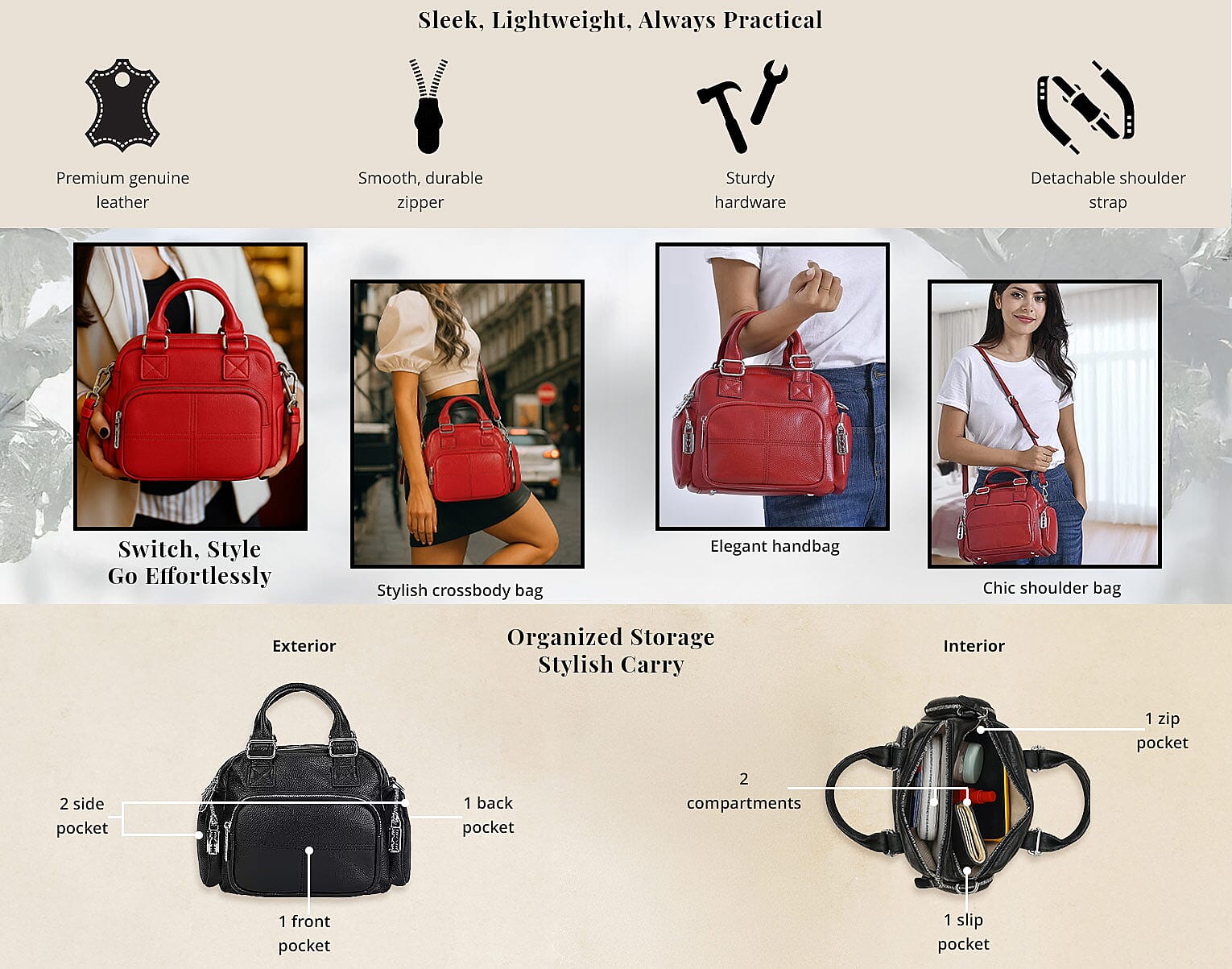 Sleek, Lightweight, Always Practical  Banner