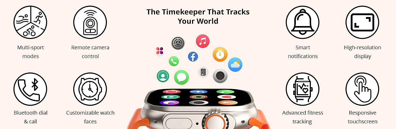The Timekeeper That Tracks Your World Banner