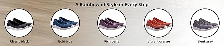 A Rainbow of Style in Every Step Banner