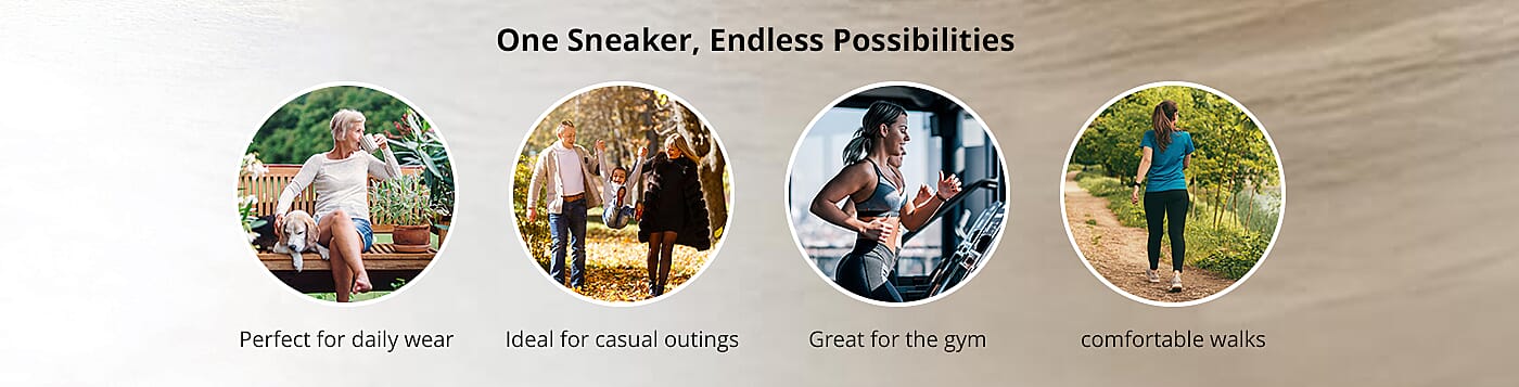 One Sneaker, Endless Possibilities Banner