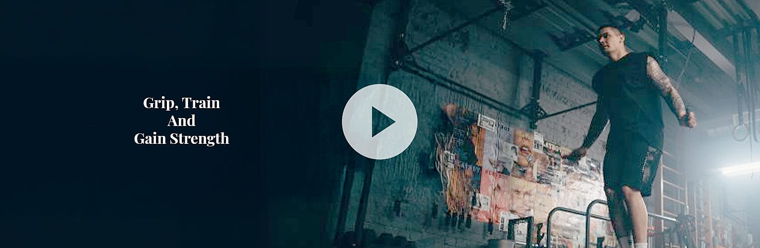 Grip, Train And Gain Strength Banner