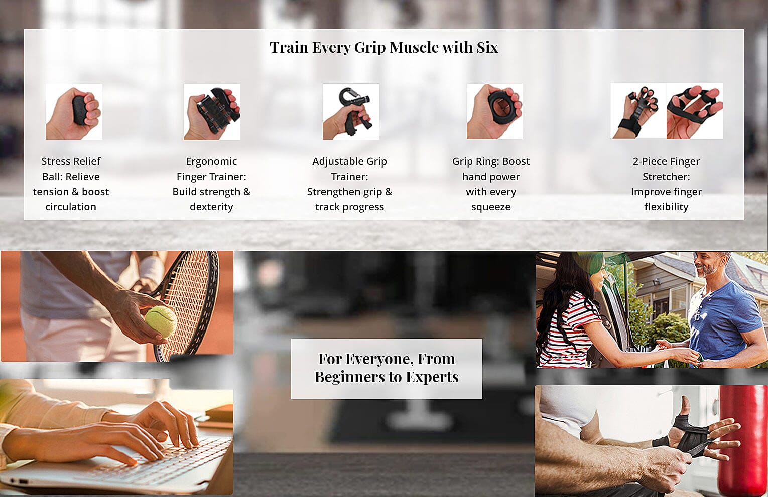 Train Every Grip Muscle with Six Banner