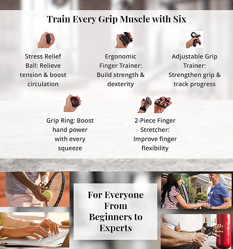 Train Every Grip Muscle with Six Banner