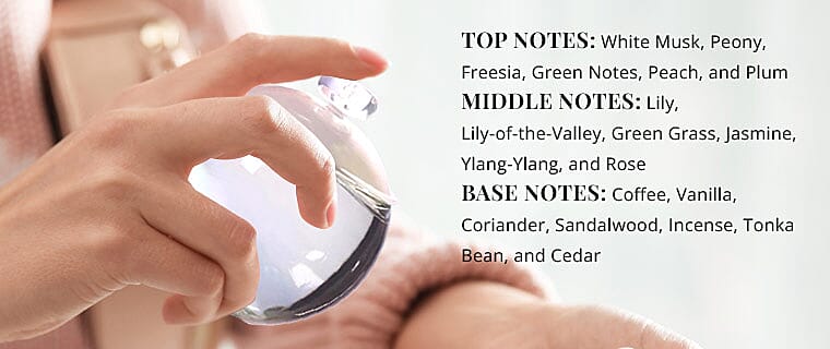 Cacharel Noa Eau De Toilette NOTES Banner