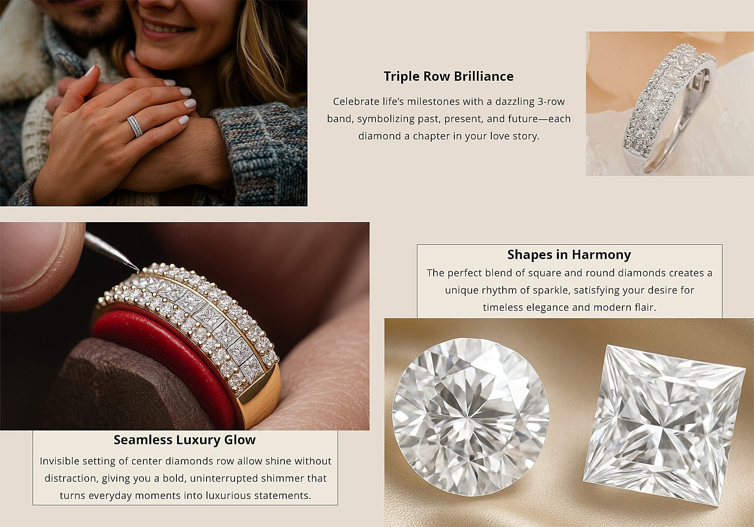 Diamond 1.00 ctw Ring in 14K White Gold Banner