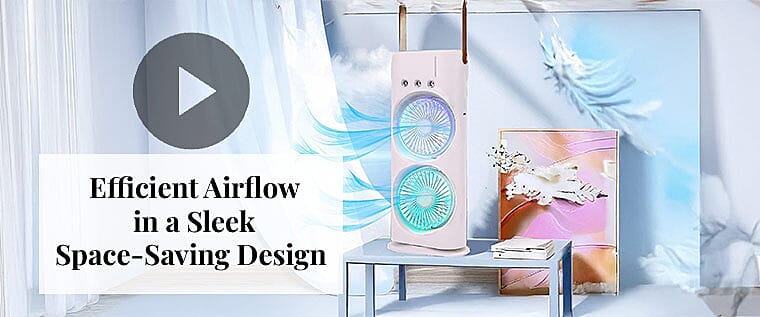 Efficient Airflow in a Sleek Space-Saving Design   Banner