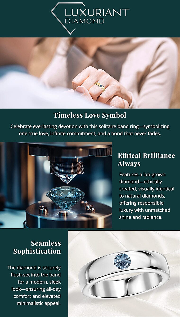 Luxuriant Lab Grown Blue Diamond (VS) 0.25 ctw Ring Banner