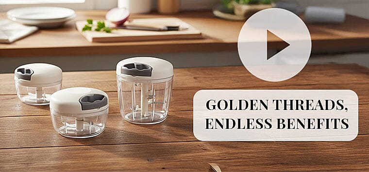 Golden Threads, Endless Benefits Banner