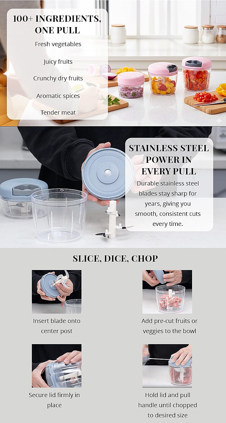 100+ Ingredients, One Pull Banner