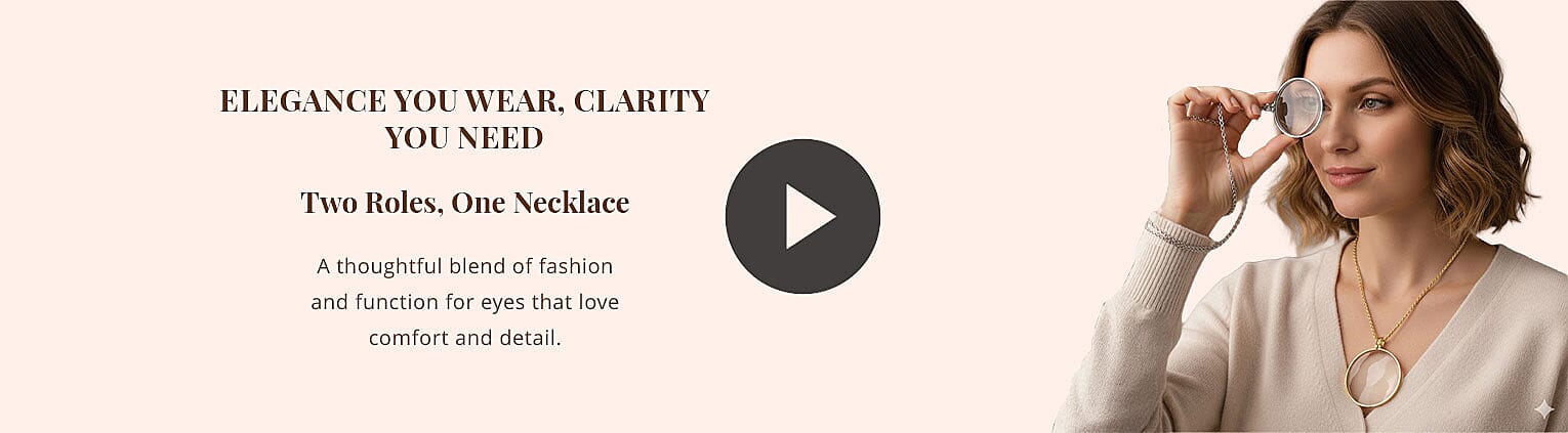 Elegance You Wear, Clarity You Need Banner