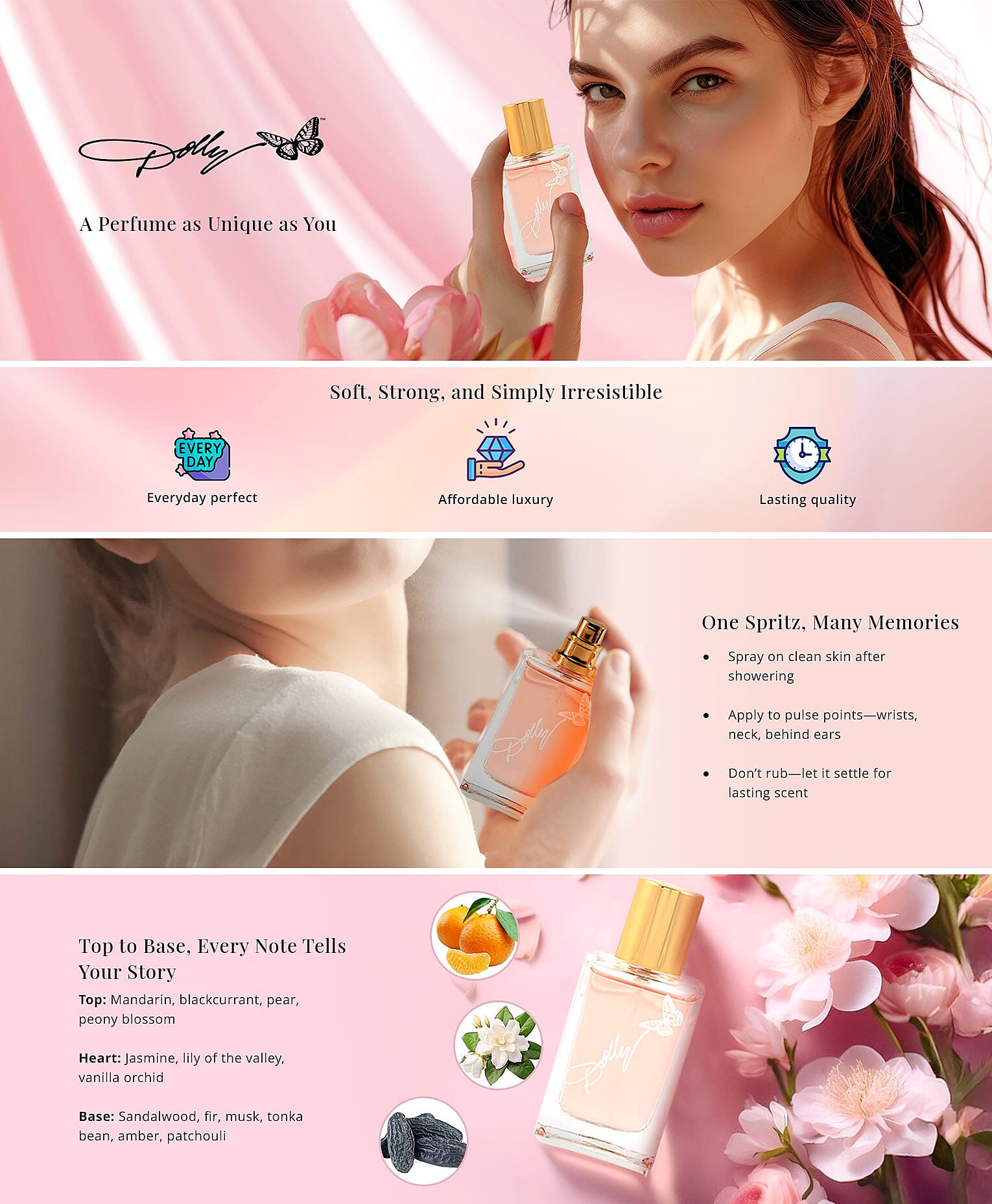 Closeout Dolly Parton Scent From Above 1 Oz EDT Spray For Women Banner