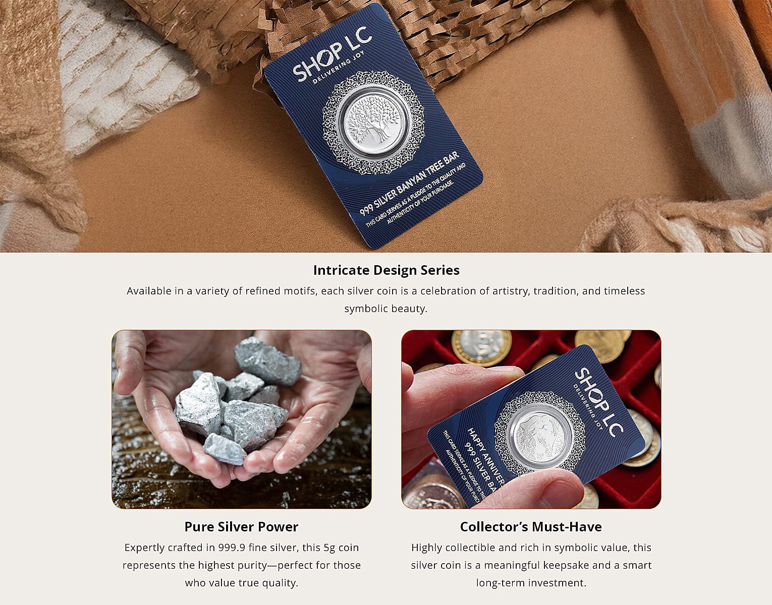 999.9 Fine Silver Banyan Tree Coin 5 Grams Banner