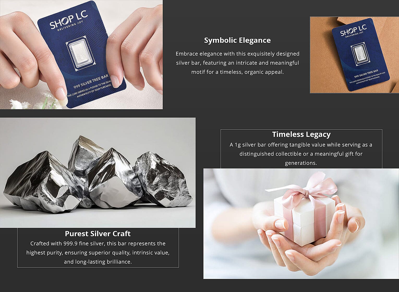 Kundan 999.9 Fine Silver Tree of Life Bar 1 Grams Banner