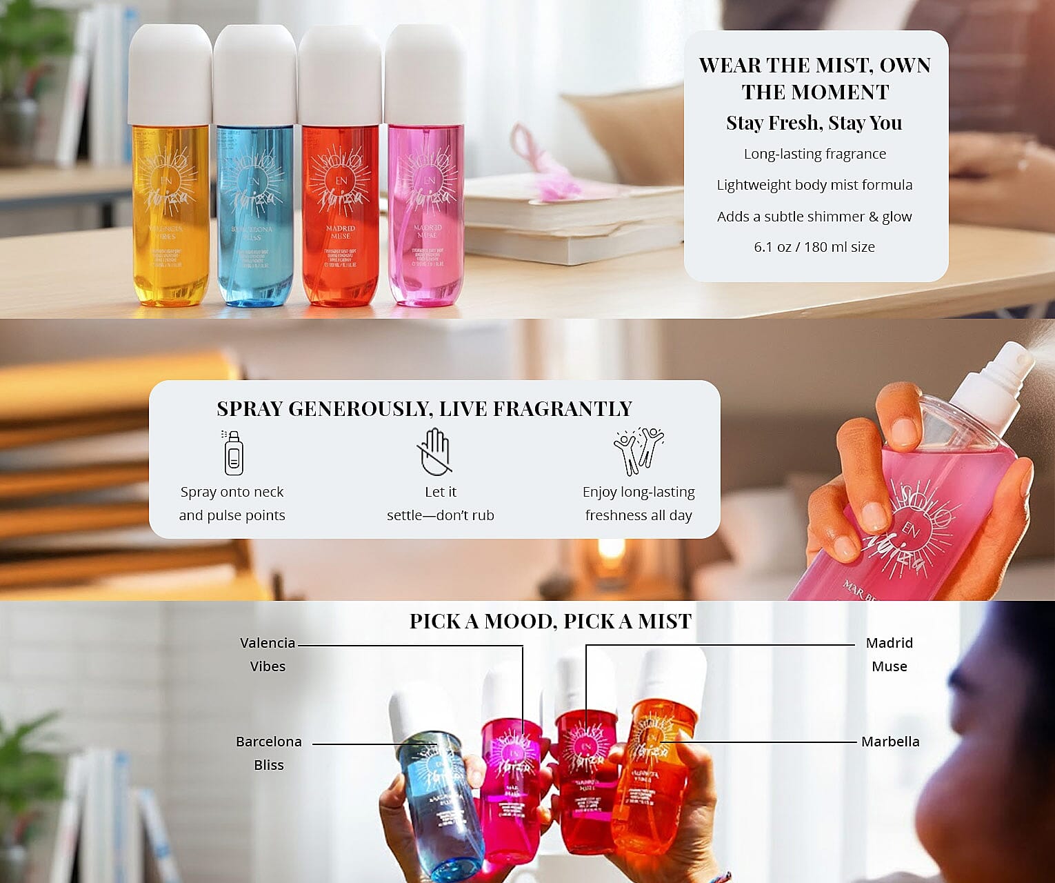 CLOSEOUT SOLO EN IBIZA Marbella Body Mist (6.1oz) Banner